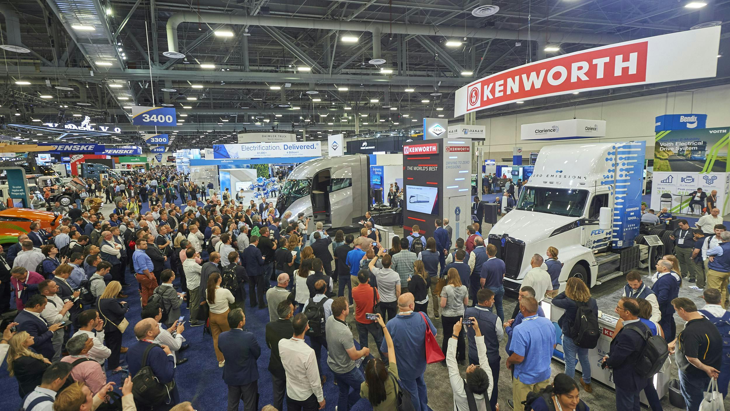 New electric powered trucks were unveiled at ACT Expo 2024