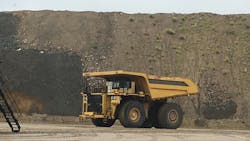 The remote locations of mines makes them well suited for use of automation, such as the pictured Komatsu autonomous haul truck, as there are fewer objects to interact with and cause potential safety issues. The remote locations of mines makes them well suited for use of automation, such as the pictured Komatsu autonomous haul truck, as there are fewer objects to interact with and cause potential safety issues.