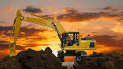 Excavators rely on hydraulics for many machine movements Excavators rely on hydraulics for many machine movements