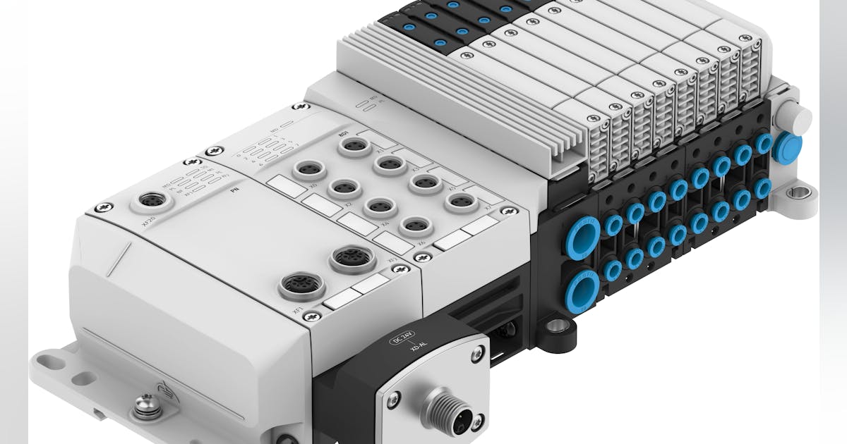 Festo VTUX Valve Terminal Offers Multiple Communication Options | Power ...