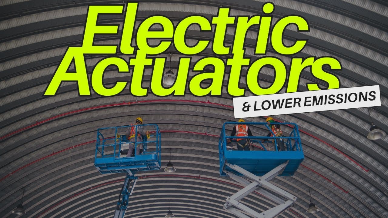 Electric Actuators Improves Emissions and Efficiency in Mobile Equipment
