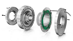 The mechanical portion of a mechatronics system typically includes a transmission system such as the pictured strain wave gear. The mechanical portion of a mechatronics system typically includes a transmission system such as the pictured strain wave gear.