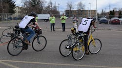 The NFPA Fluid Power Vehicle Challenge culminates in a final competition during which student-designed vehicles are pitted against others in three races. The NFPA Fluid Power Vehicle Challenge culminates in a final competition during which student-designed vehicles are pitted against others in three races.