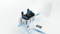 The MS6E energy saving modules from Festo can detect when a machine goes into an idle state and maintain a reduced pressure or shut down air to the machine to help reduce energy consumption. The MS6E energy saving modules from Festo can detect when a machine goes into an idle state and maintain a reduced pressure or shut down air to the machine to help reduce energy consumption.