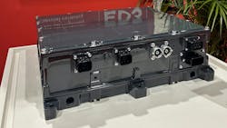 Danfoss has developed the ED3 on-board charger for on- and off-highway applications to aid overnight charging of a vehicle's batteries. Danfoss has developed the ED3 on-board charger for on- and off-highway applications to aid overnight charging of a vehicle's batteries.