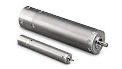 Moog micro-hydraulic valves incorporating a vented motorcap are able to withstand high pressures and temperatures, enabling their use with downhole motors (pictured) utilized in measurement-while-drilling applications. Moog micro-hydraulic valves incorporating a vented motorcap are able to withstand high pressures and temperatures, enabling their use with downhole motors (pictured) utilized in measurement-while-drilling applications.