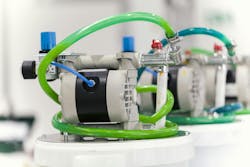 The speed and lower total cost of ownership associated with pneumatic components has made them a commonly used form of motion control in industrial applications. The speed and lower total cost of ownership associated with pneumatic components has made them a commonly used form of motion control in industrial applications.