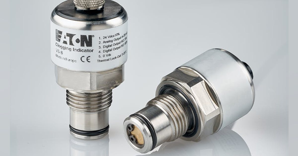 Eaton Electronic Differential Pressure Sensor Detects Clogs in Filters ...