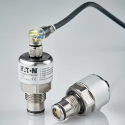 The new Eaton VS6 electronic differential pressure sensor is a dependable clogging indicator designed to optimize the use of hydraulic filter elements.