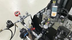 Preventative maintenance tools on hydraulic system help detect performance issues Preventative maintenance tools on hydraulic system help detect performance issues