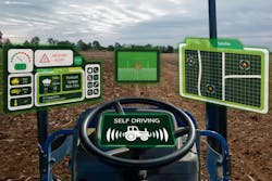 Concept of an autonomous farm tractor Concept of an autonomous farm tractor