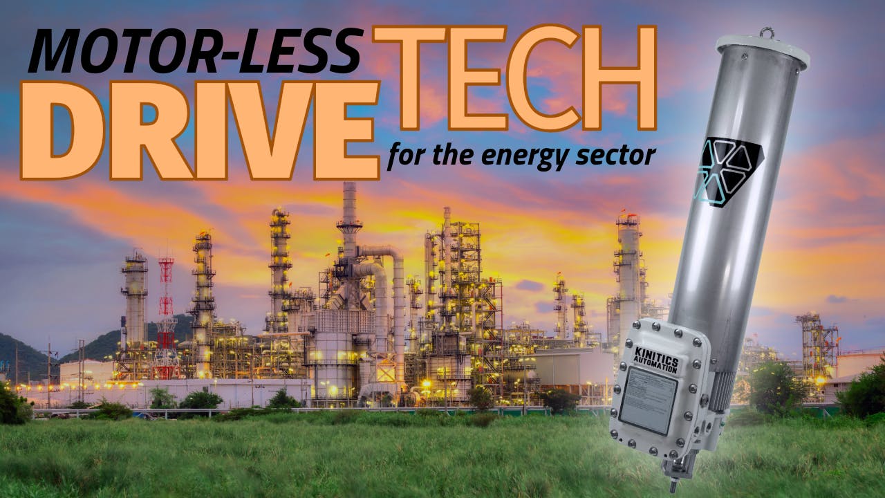 An image of the Kinitics Automation KVA38 electric valve actuator technology