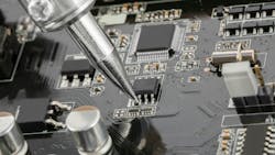 An image showing the production of semiconductors An image showing the production of semiconductors