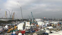 An overview of the bauma show grounds where a number of hydraulic technologies will be displayed An overview of the bauma show grounds where a number of hydraulic technologies will be displayed