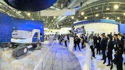 Komatsu's concept lunar construction machine was among the technology advancements on display at CES 2025 Komatsu's concept lunar construction machine was among the technology advancements on display at CES 2025