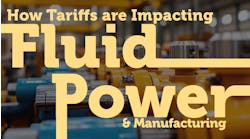 Fluid power components with text imposed over it How Tariffs are Impacting Fluid Power and Manufacturing Fluid power components with text imposed over it How Tariffs are Impacting Fluid Power and Manufacturing