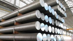 Several cylinders of aluminum material which could be used to make compressed air piping Several cylinders of aluminum material which could be used to make compressed air piping