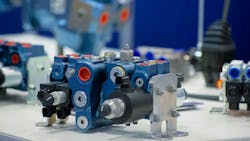 An electrohydraulic valve unit An electrohydraulic valve unit