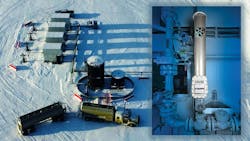 An image of the Kinitics Automation KVA38 valve actuator next to an image of a natural gas production site where the actuator is used An image of the Kinitics Automation KVA38 valve actuator next to an image of a natural gas production site where the actuator is used