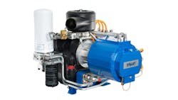 A product image of the Dynaset EKR electric screw compressor A product image of the Dynaset EKR electric screw compressor