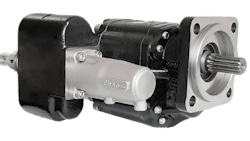 A product image of the Bezares hydraulic pump for dump truck applications A product image of the Bezares hydraulic pump for dump truck applications