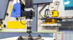 Close up view of an automated system Close up view of an automated system