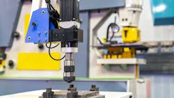 Close up view of an automated system Close up view of an automated system