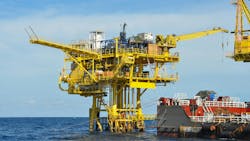 An image of an offshore oil rig whose various equipment should be routinely maintained to avoid unplanned downtime An image of an offshore oil rig whose various equipment should be routinely maintained to avoid unplanned downtime