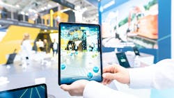 Hands holding a tablet showing digital technology capabilities Hands holding a tablet showing digital technology capabilities