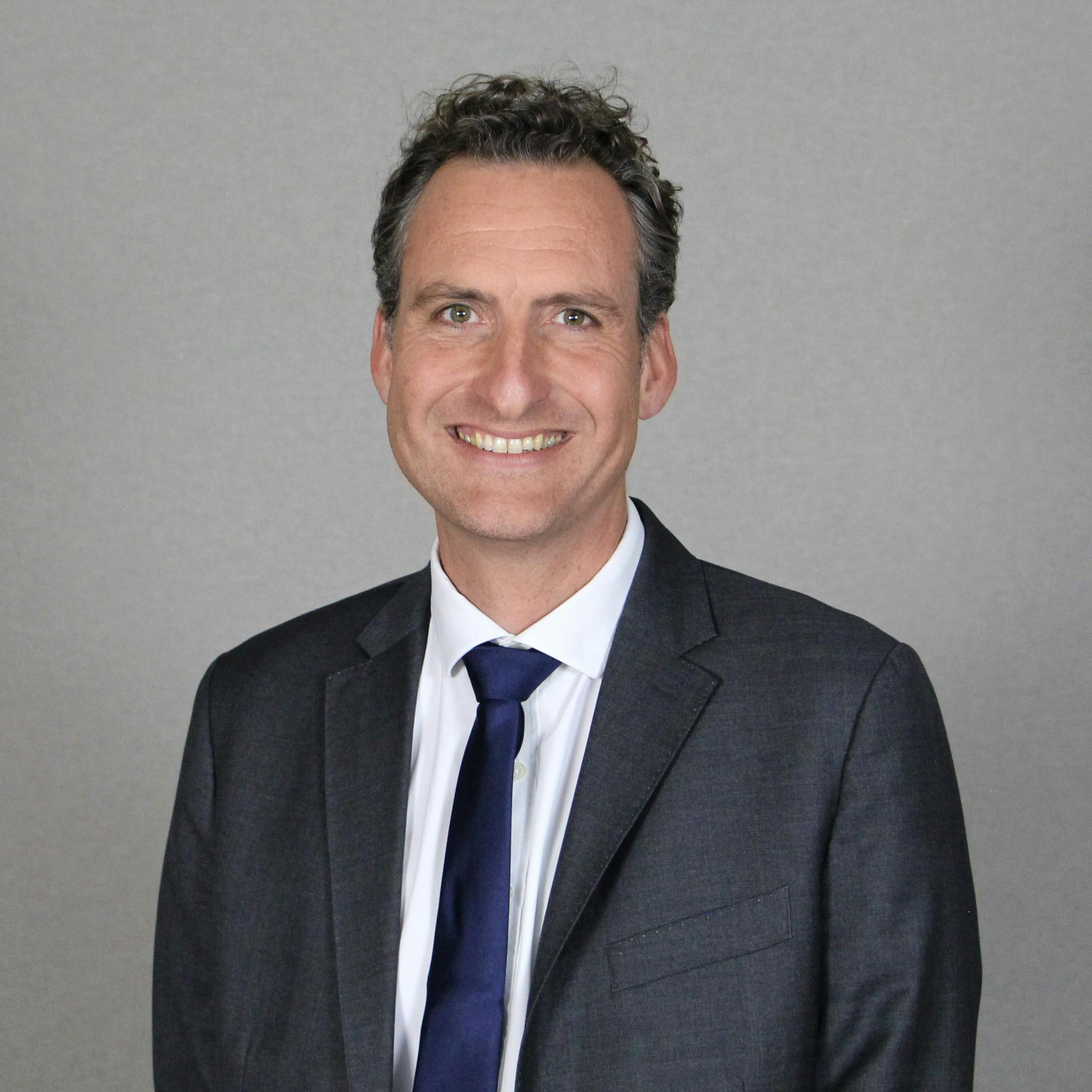 A headshot of Eric Vives, Group Research and Technology Director at Poclain Hydraulics