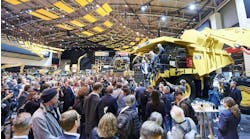 Crowds fill the show floor of bauma to learn about the latest construction and mining equipment technologies Crowds fill the show floor of bauma to learn about the latest construction and mining equipment technologies
