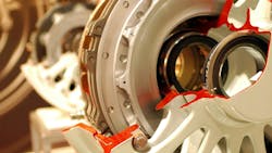 A close up view of a brake system A close up view of a brake system