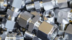 A group of fluid power fittings and couplings A group of fluid power fittings and couplings