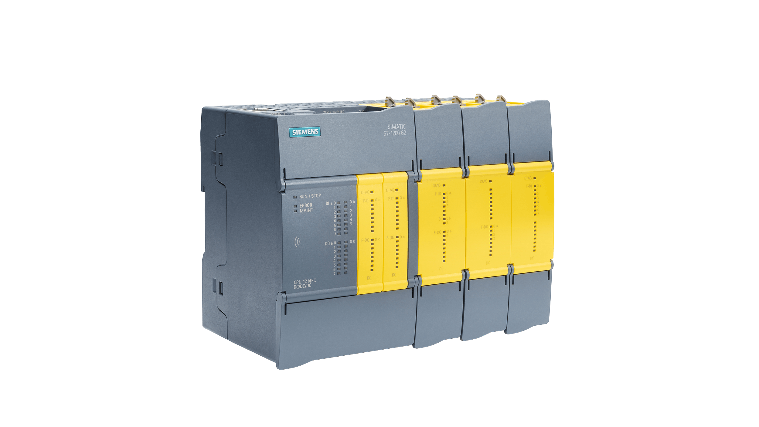 Product image of the Siemens SIMATIC S7-1200 G2 PLC