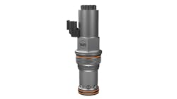 An image of the Sun Hydraulics FPJP cartridge valve which provides higher flow rates An image of the Sun Hydraulics FPJP cartridge valve which provides higher flow rates