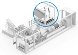 A concept image showing how Festo Controlled Pneumatics were used in a tire manufacturing plant A concept image showing how Festo Controlled Pneumatics were used in a tire manufacturing plant