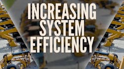 An image of construction equipment with the words Increasing System Efficiency superimposed over it An image of construction equipment with the words Increasing System Efficiency superimposed over it
