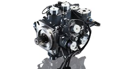 An image of the Danfoss Digital Displacement Pump designed to provide efficient operation An image of the Danfoss Digital Displacement Pump designed to provide efficient operation