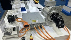 An ePTO on display at a tradeshow An ePTO on display at a tradeshow