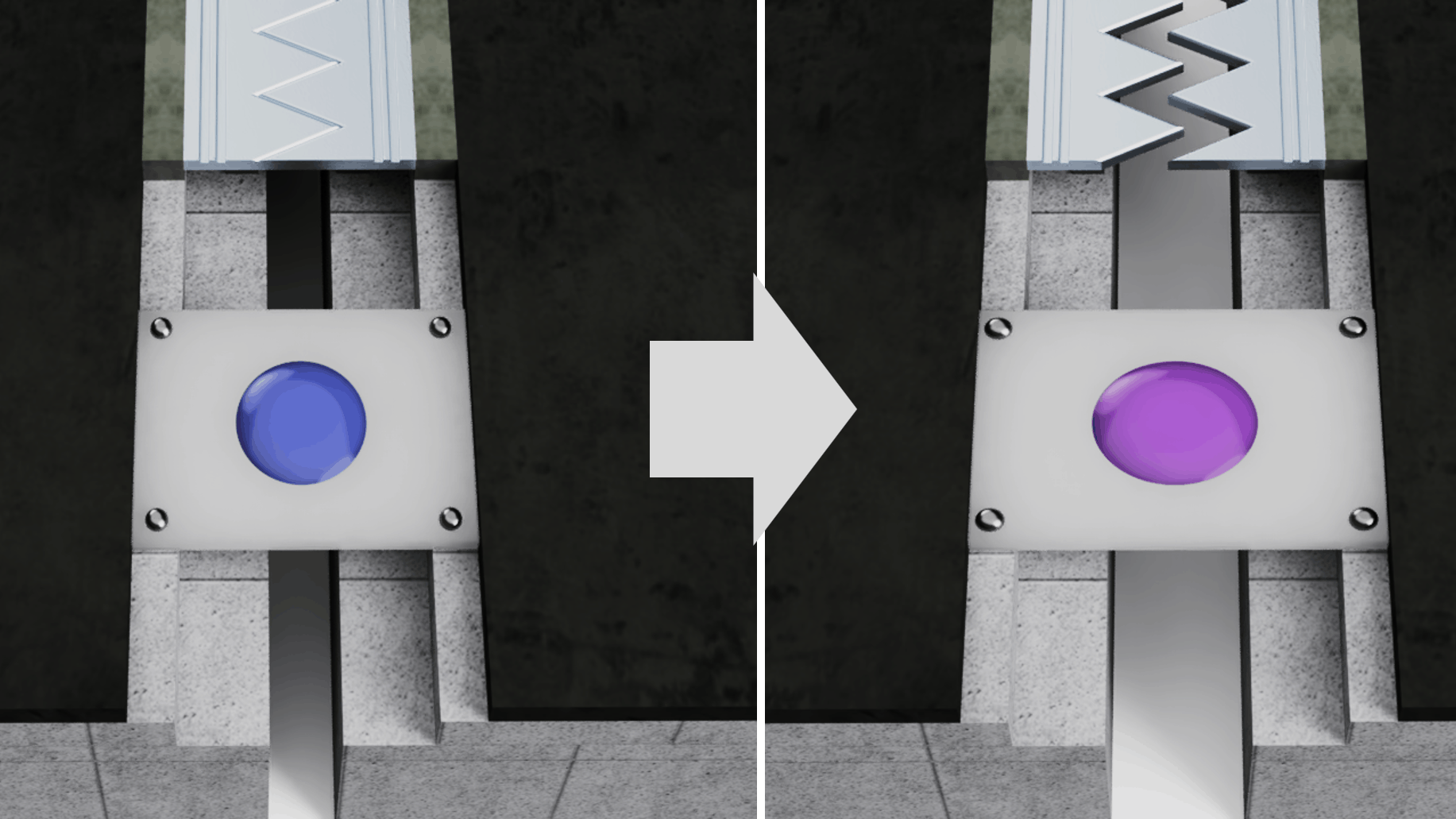 A graphical demonstration of the strain sensor's ability to detect structural changes in construction and industrial devices