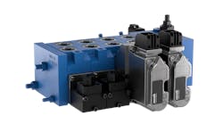 The Bosch Rexroth EDG-OBE hydraulic valve includes onboard electronics to offer improved performance The Bosch Rexroth EDG-OBE hydraulic valve includes onboard electronics to offer improved performance