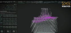 Dig Robotics Representation of Volume of Material Excavated Dig Robotics Representation of Volume of Material Excavated