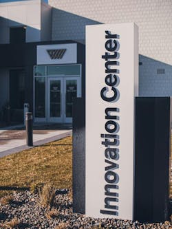 Signage for the Trelleborg Innovation Center in Minnesota Signage for the Trelleborg Innovation Center in Minnesota