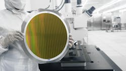 A depiction of semiconductor wafer production A depiction of semiconductor wafer production
