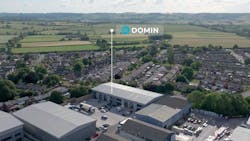 Aerial overview of the Domin Technology Center in Bristol, U.K. Aerial overview of the Domin Technology Center in Bristol, U.K.
