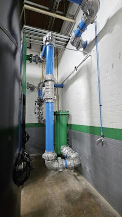 Prefilter installed at Mann+Hummel manufacturing facility Prefilter installed at Mann+Hummel manufacturing facility