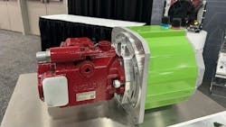 Hydac Hydraulic Pump and Electric Motor setup Hydac Hydraulic Pump and Electric Motor setup