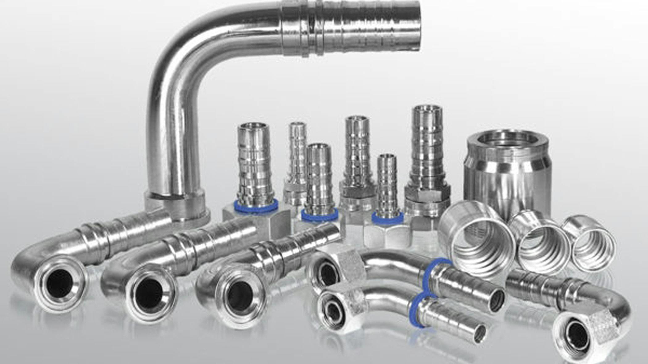Several hose fittings from Hydro Holding