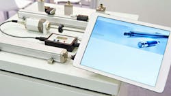 Linear position sensors on display Linear position sensors on display