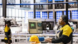 Manufacturing personnel monitoring operations with smart technologies Manufacturing personnel monitoring operations with smart technologies